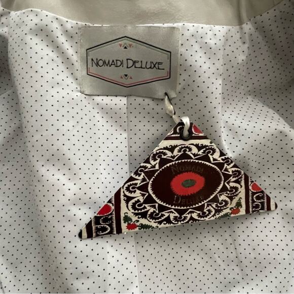 Nomadi Deluxe Artisan Leather Sequin Jacket XS New Boho  Sequins - Picture 7 of 14